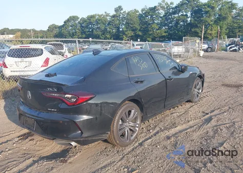 2023 Acura Tlx A-Spec Package из США, поврежденный, VIN 19UUB6F50PA004332